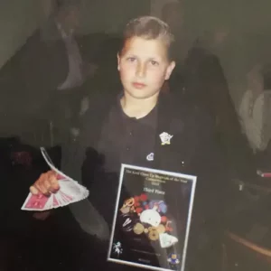 Lewis as child magician