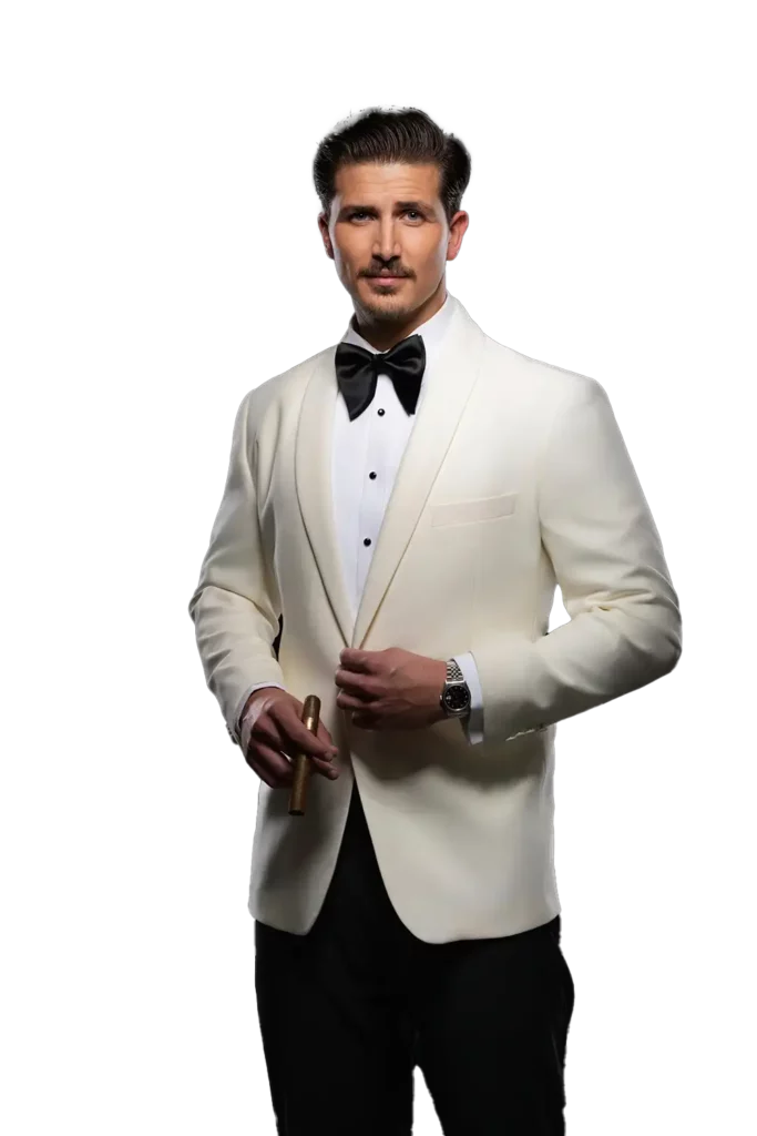 Lewis Fuller white blazer
