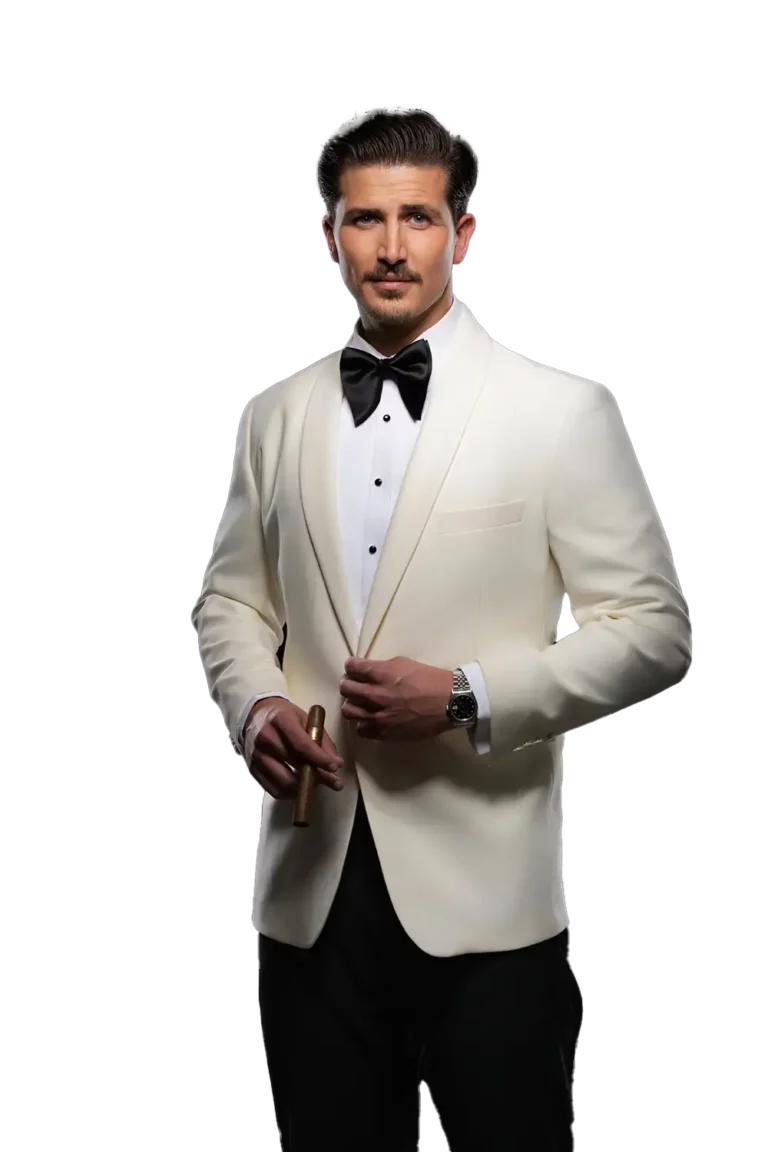 Lewis Fuller white blazer